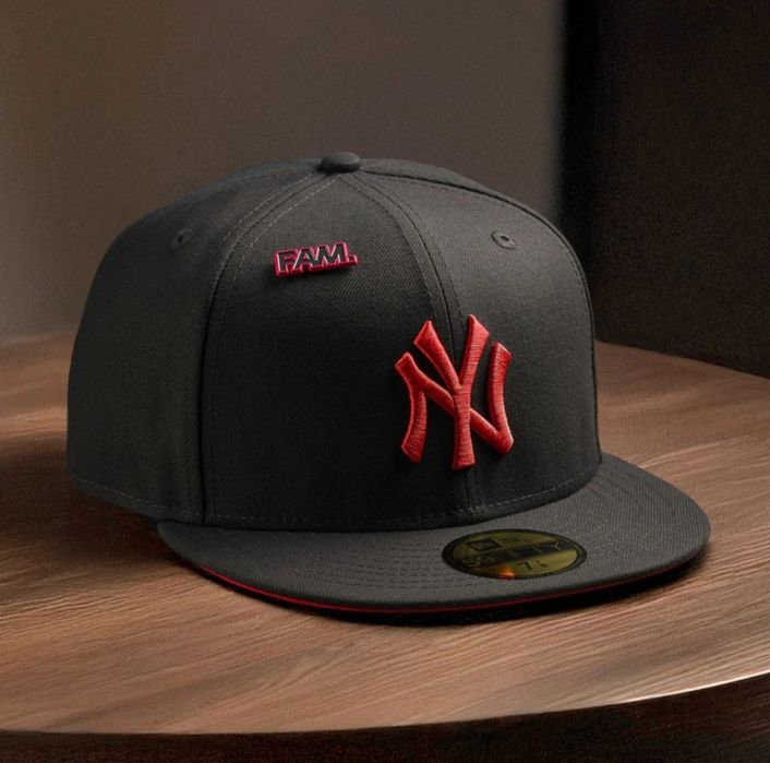 Czapka New York Yankees MLB Graphite Lava Red UV/New Era 59FIFTY Fitted Cap  7 1/8