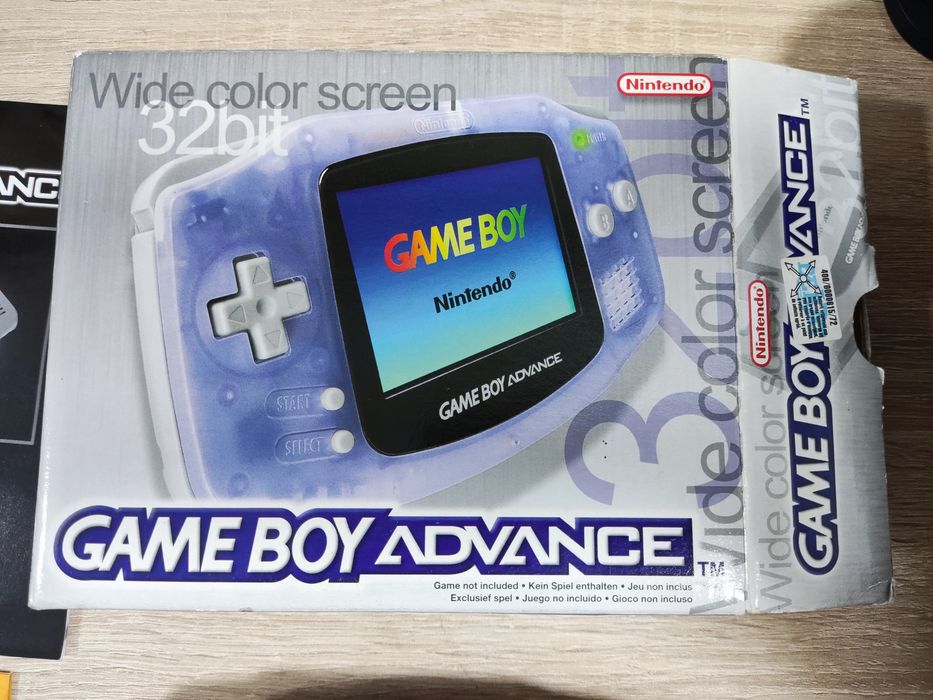 Game Boy advance na caixa