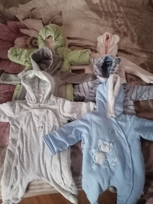 Лот теплі  флісові чоловічки 68