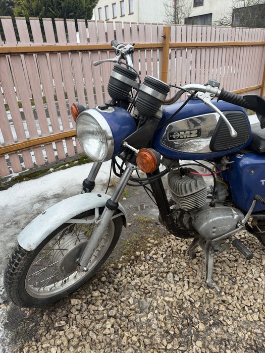 MZ  TS 125 oryginal niebieska