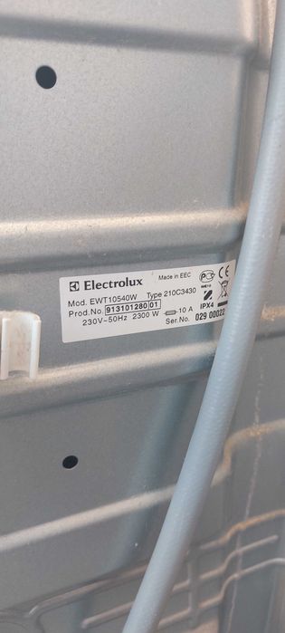Elektrolux EWT 10540W czesci