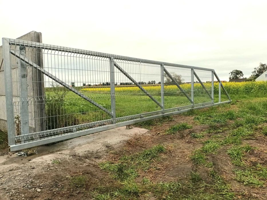 Brama Przesuwna wjazdowa ocynkowana 4m, 5m, 6m