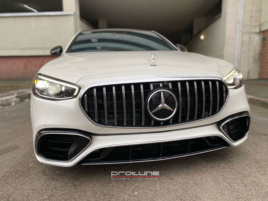 Обвес S63 AMG Mercedes S500 S580 W223 Бампер Решетка Диффузор Насадки