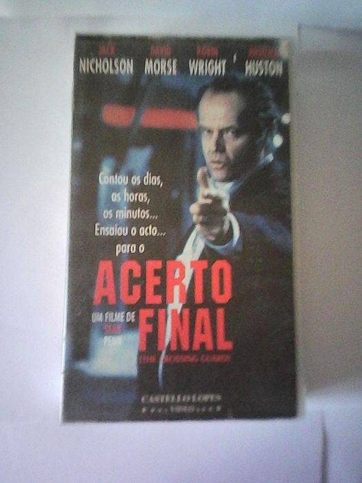 vhs , originais Acerto final, com Jack Nicholson