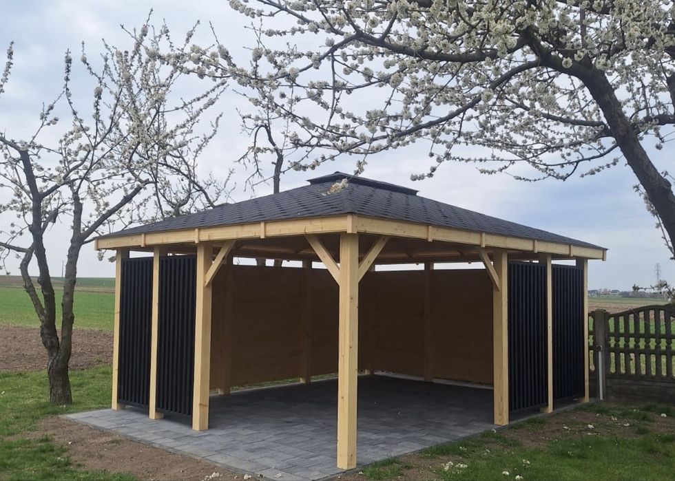 Altany,altanki, wiaty, altana ogrodowa MARLENA 5x4m PRODUCENT