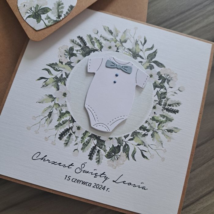 Personalizowana kartka na Chrzest Święty