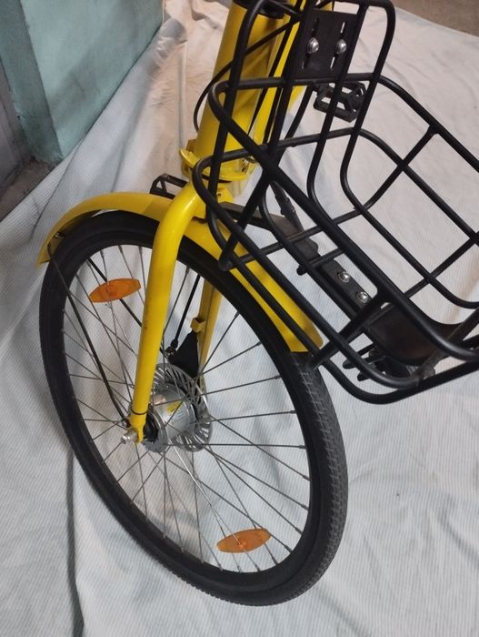 Bicicleta com cesto
