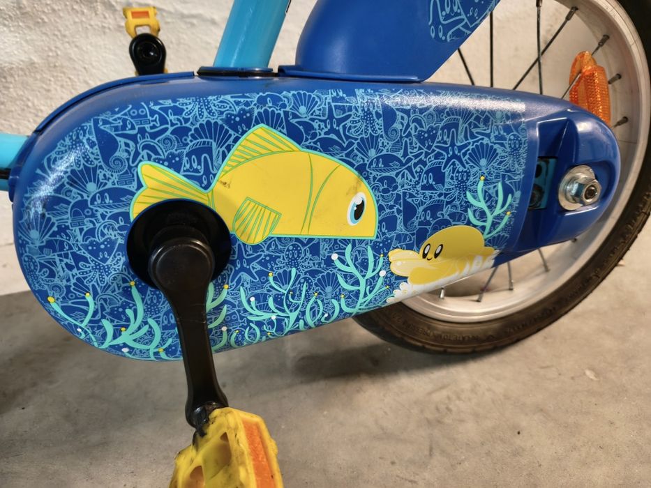 Bicicleta Decathlon roda 14 (rodinhas incluídas)