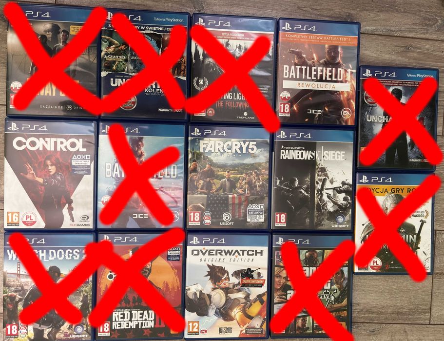 Gry PS4/PS5 oraz na PS Vita Control Overwatch Wiedźmin