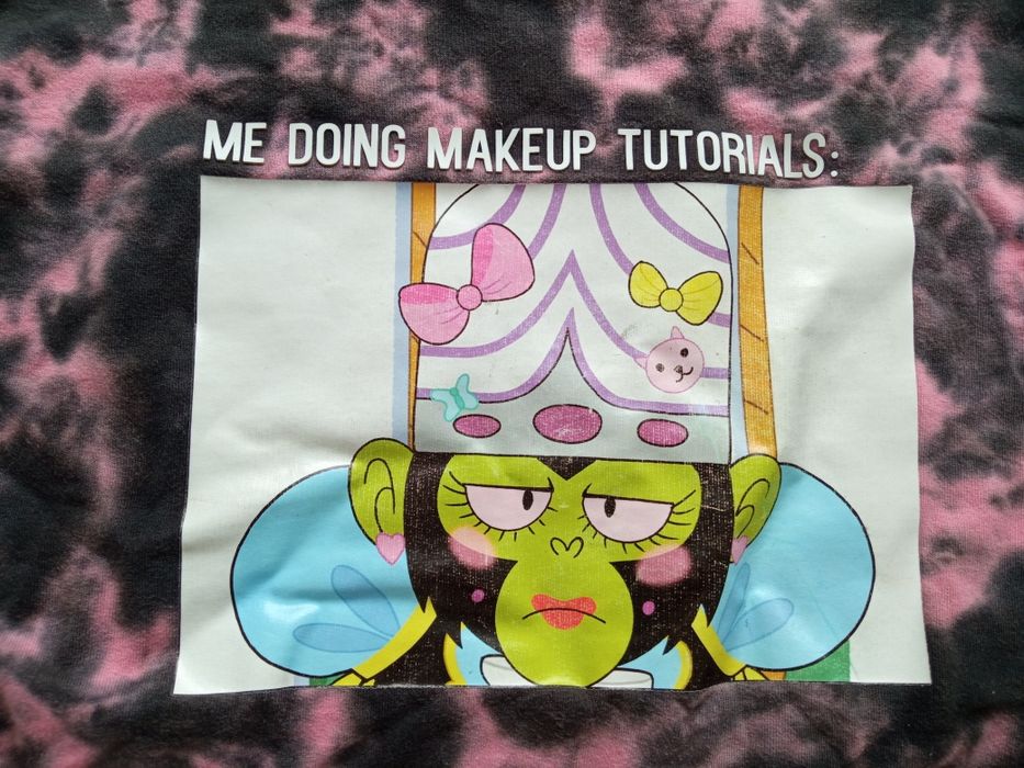 Bluza Atomówki Mojo Jojo efekt tid dye oversize r. S