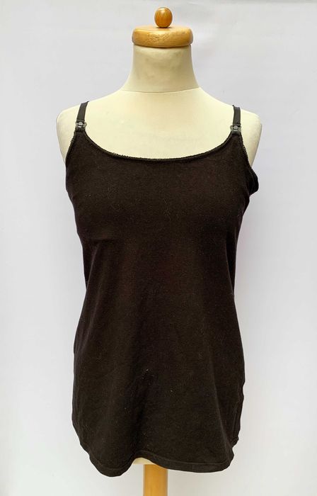 Bluzka H&M Mama Koszulka Czarna M 38 Do Karmienia Boob Mum