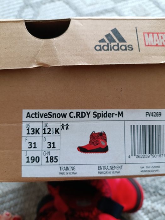 Ботінки Adidas Spider man