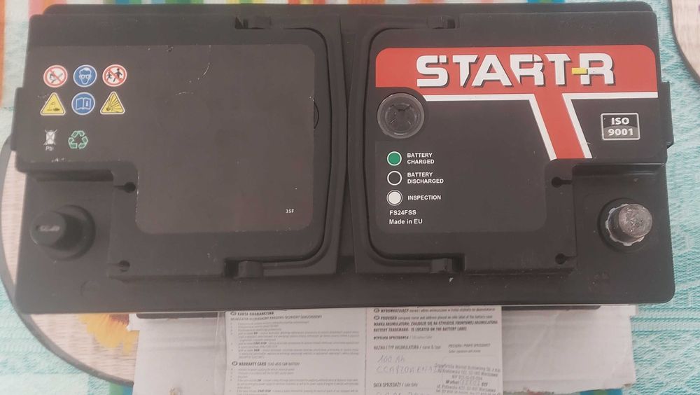 Акамуляторна батарея STARTER 12V100Ah CCA 820A