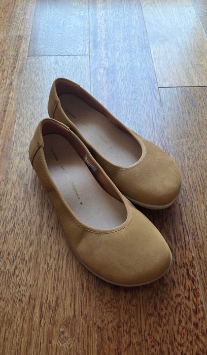 Buty barefoot baleriny Be Lenka minimalistyczne naturalna skóra 37 bosa stopa balerinka