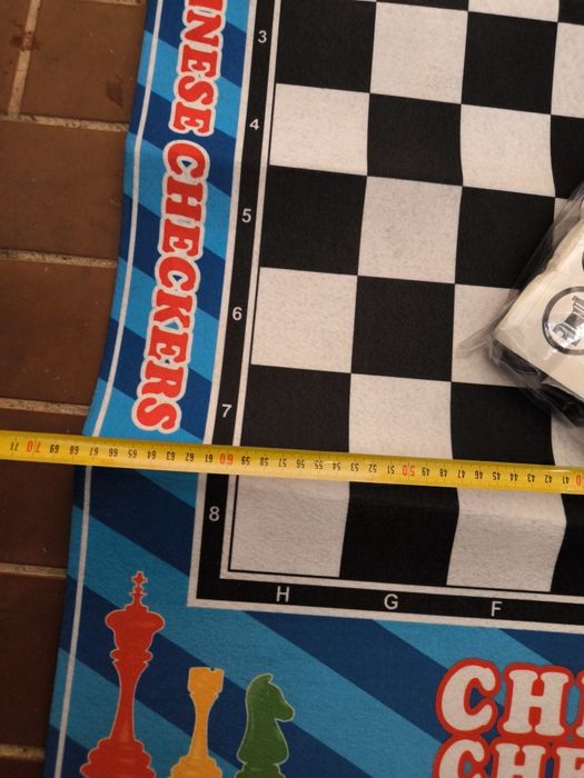 Jogo Xadrez Gigante 2 em 1. 
Jogo de tabuleiro gigante para pais e fil