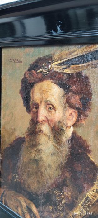 Portret mężczyzny. Autor Hans Tiel