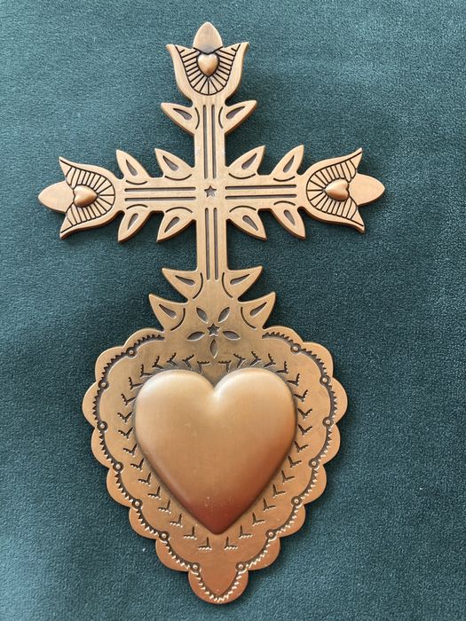 Ornamento Sagrado Coração ex voto