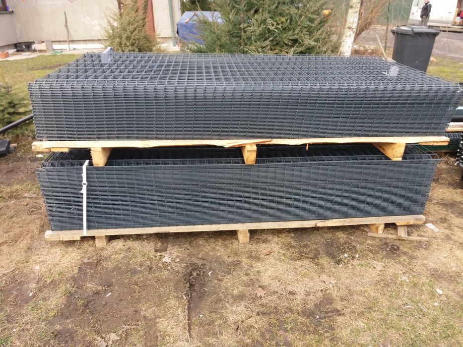 Panel ogrodzeniowy h=123cm,133cm,1,53 czarny i grafit fi4 fi5