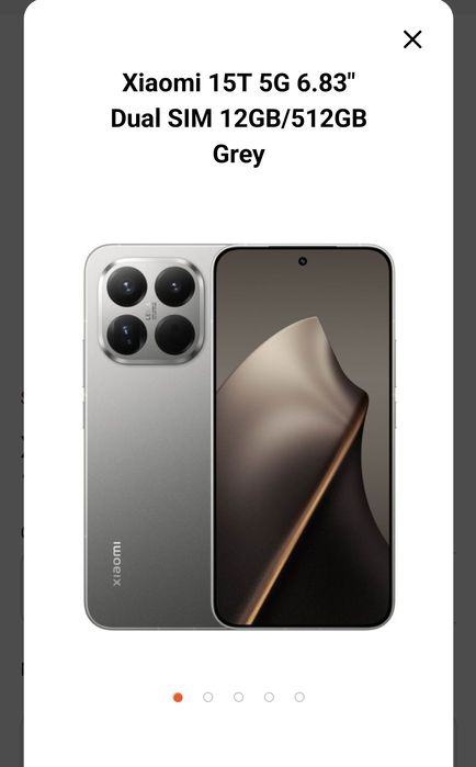 Xiaomi 15T Cinza