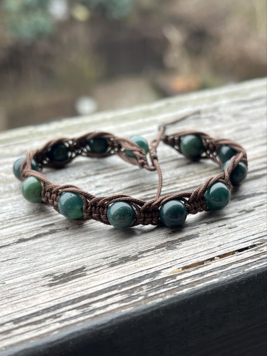 Bransoletka z agatami