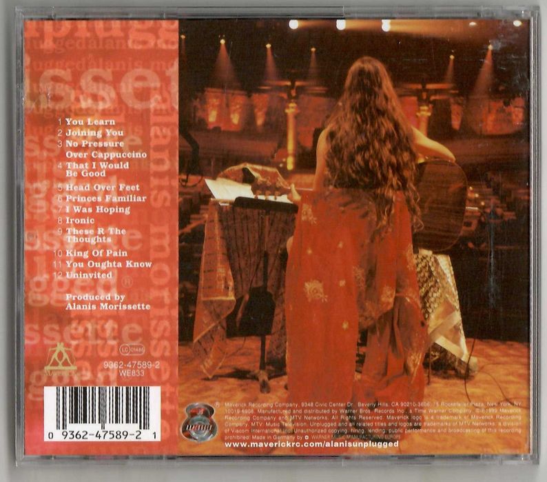 Alanis Morissette - MTV Unplugged [CD] [EU]