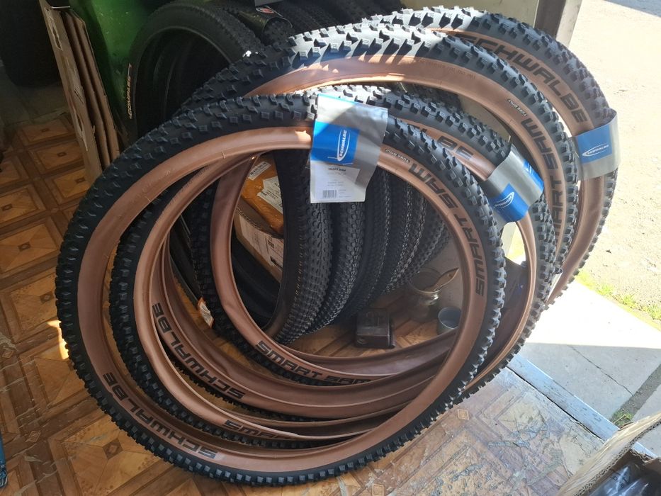 ВЕЛОсипедная покрышка/шина Schwalbe SMART SAMaddix 27.5x2.25 и 29х2.25