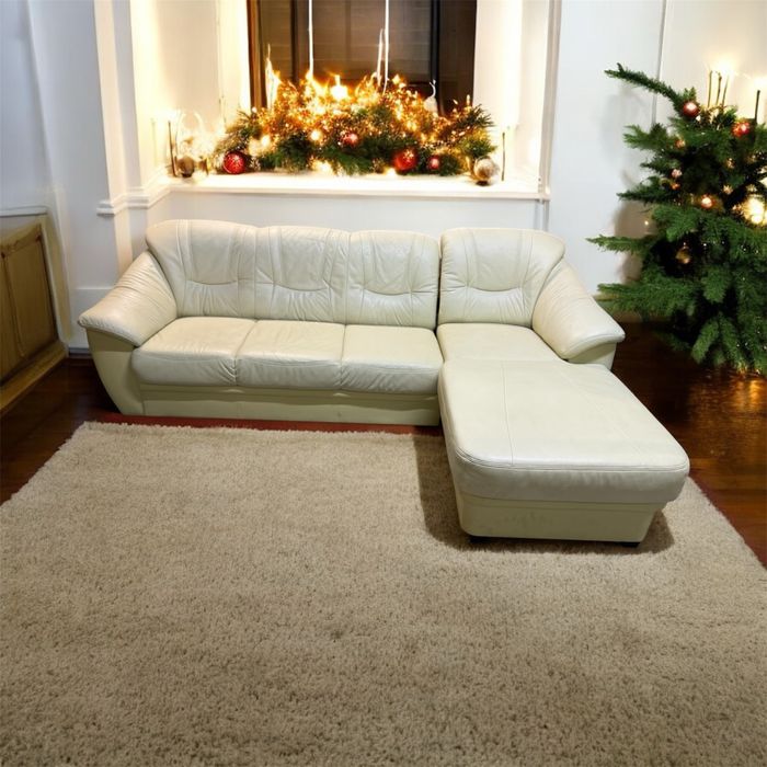 Stylowy naroznik z Niemiec | Prawdziwa skora Rogowka DOWOZ DO DOMU