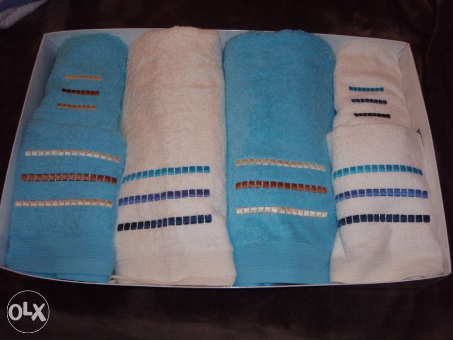 Varios jogos de Banho novos 100% algodão