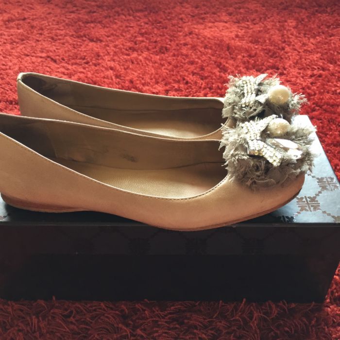 Skórzane baleriny Kazar