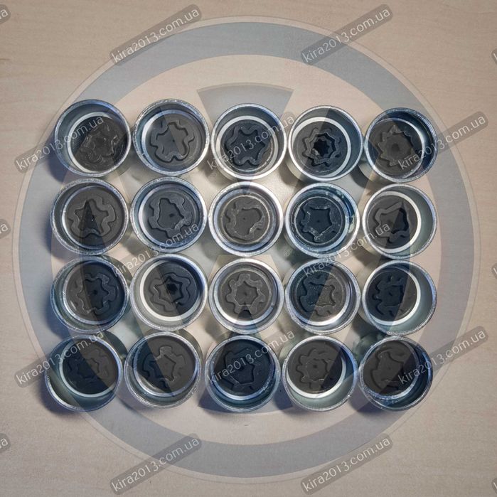 Болты секретки Фольксваген Туарег Touareg Audi Q7 М14х1,5х37мм 2 ключа