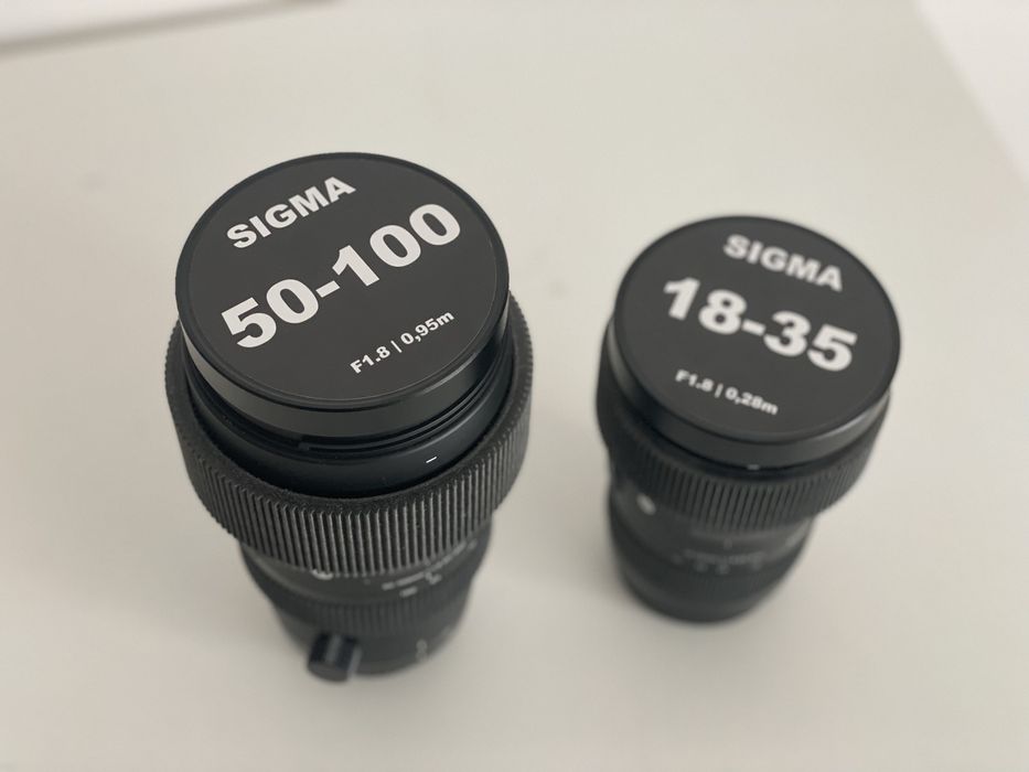 Sigma 18-35mm + Sigma 50-100mm