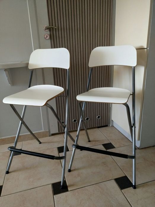 Ikea Franklin wysokie krzesło barowe, hoker, 2 szt