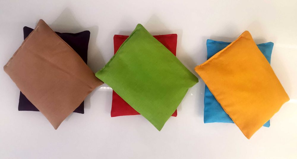 Woreczki sensoryczne 6szt.Różne wypełnienie+ woreczek zbiorczy