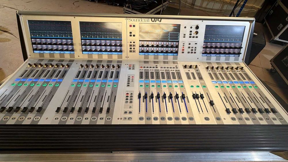 Soundcraft VI400 (Upgrade Oficial) + Local Rack + Stage Box | Sistema Completo Profissional | Flight Cases