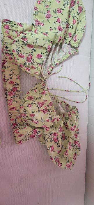 Conjunto verde menta