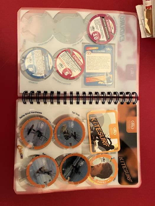 Coleção voa tazos extreme portugal