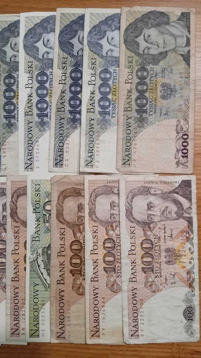 Sprzedam banknoty  z Polski
