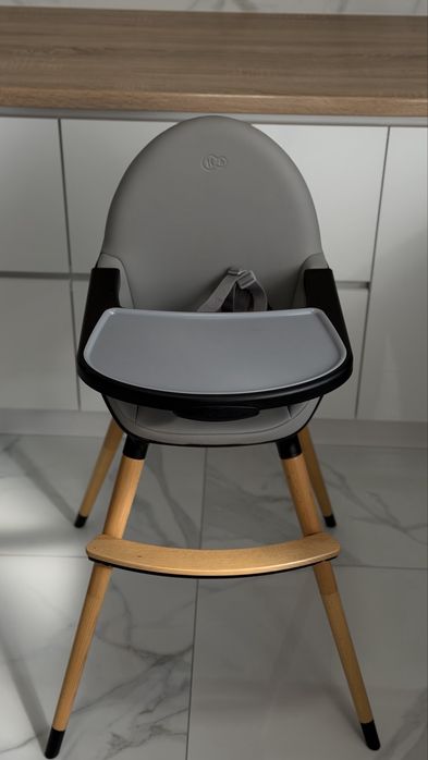 Стільчик для годування 2 в 1 Kinderkraft Fini Black