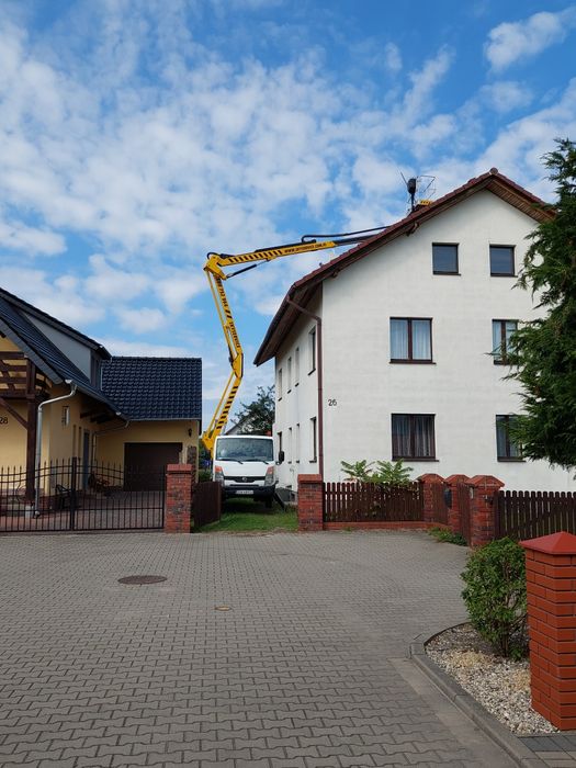 Podnośnik koszowy 20/30M Wrocław usługi 508.752.964  wynajem Oława