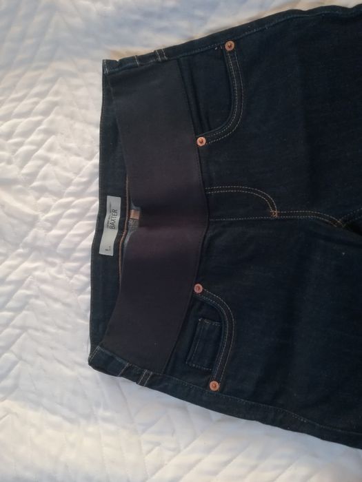 Spodnie ciążowe firmy Topshop Moto, model Baxter, rozmiar 36