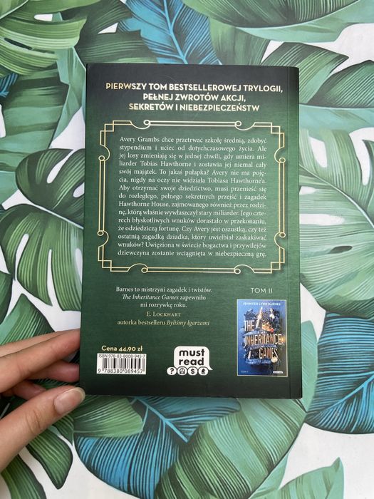 Ksiazka the inheritance games barnes jennifer