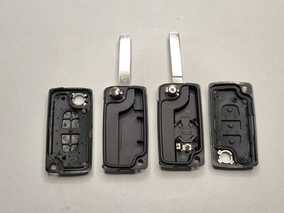 Carcaça Chave Comando Peugeot Citroen 207 307 308 407 Berlingo Partner C3 C4 C5 CE0523 CE0536 2 / 3 Botões Novo