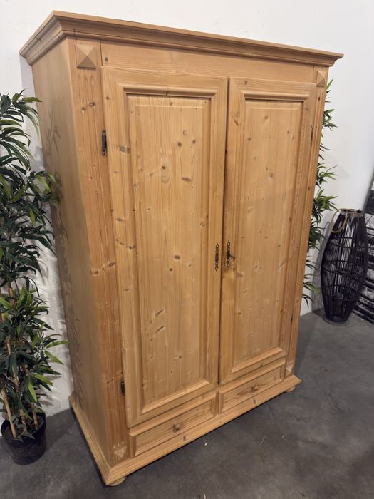 Piękna rustykalna szafa sosnowa lite drewno szuflady super stan wysyłk