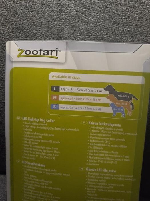 Нашийник для собак Zoofari M новий
