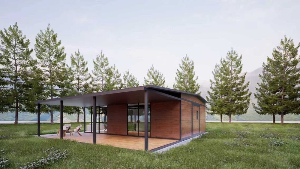 Domek modułowy letniskowy mobilny na zgłoszenie 35m2 54m2