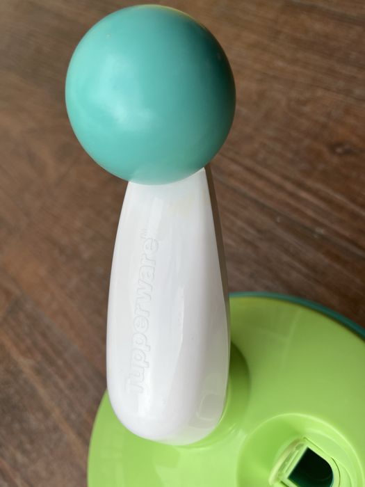 Picadora Manual Tupperware Verde e Turquesa