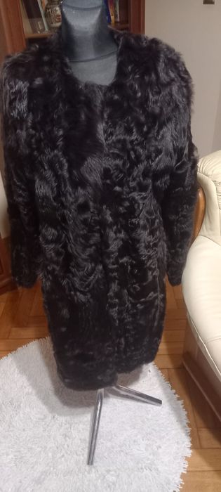 Przepiękne futro z kozy  kaszmirskiej  XL