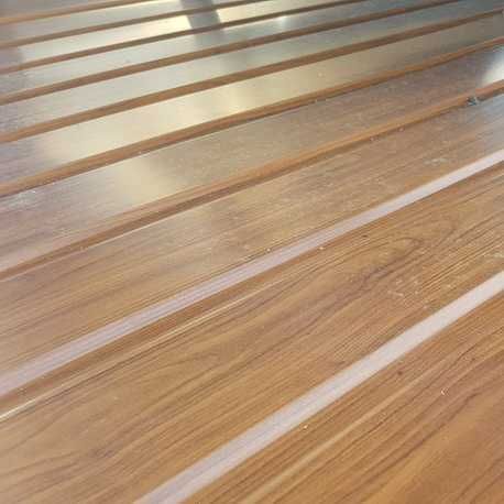 Blacha Trapezowa Drewnopodobna podbitka podsufitówka T7 Złoty Dąb