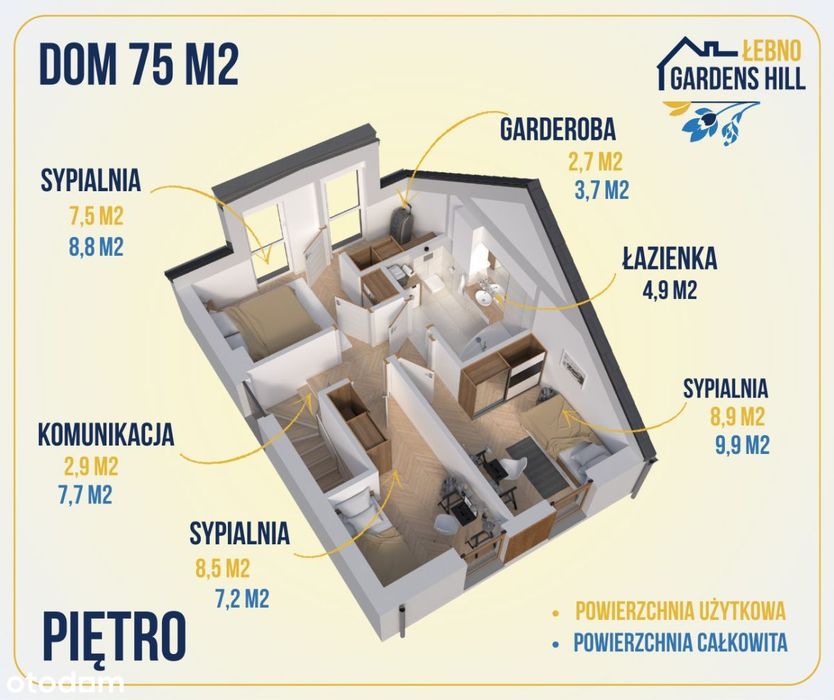 Dom 5 pokoi i duży ogród + Bon na wykończenie