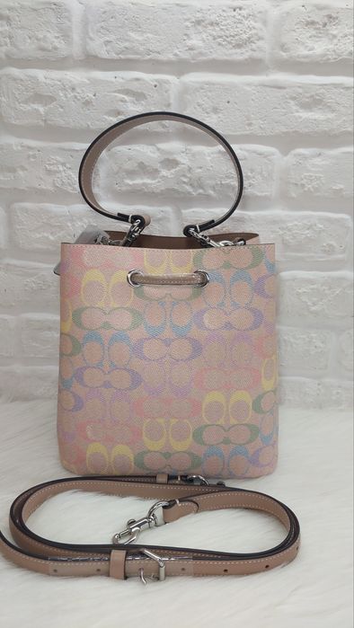 Сумка Coach Rowan оригінал шкіряна канва